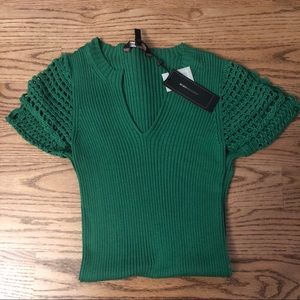 BCBG Green Sweater Dress